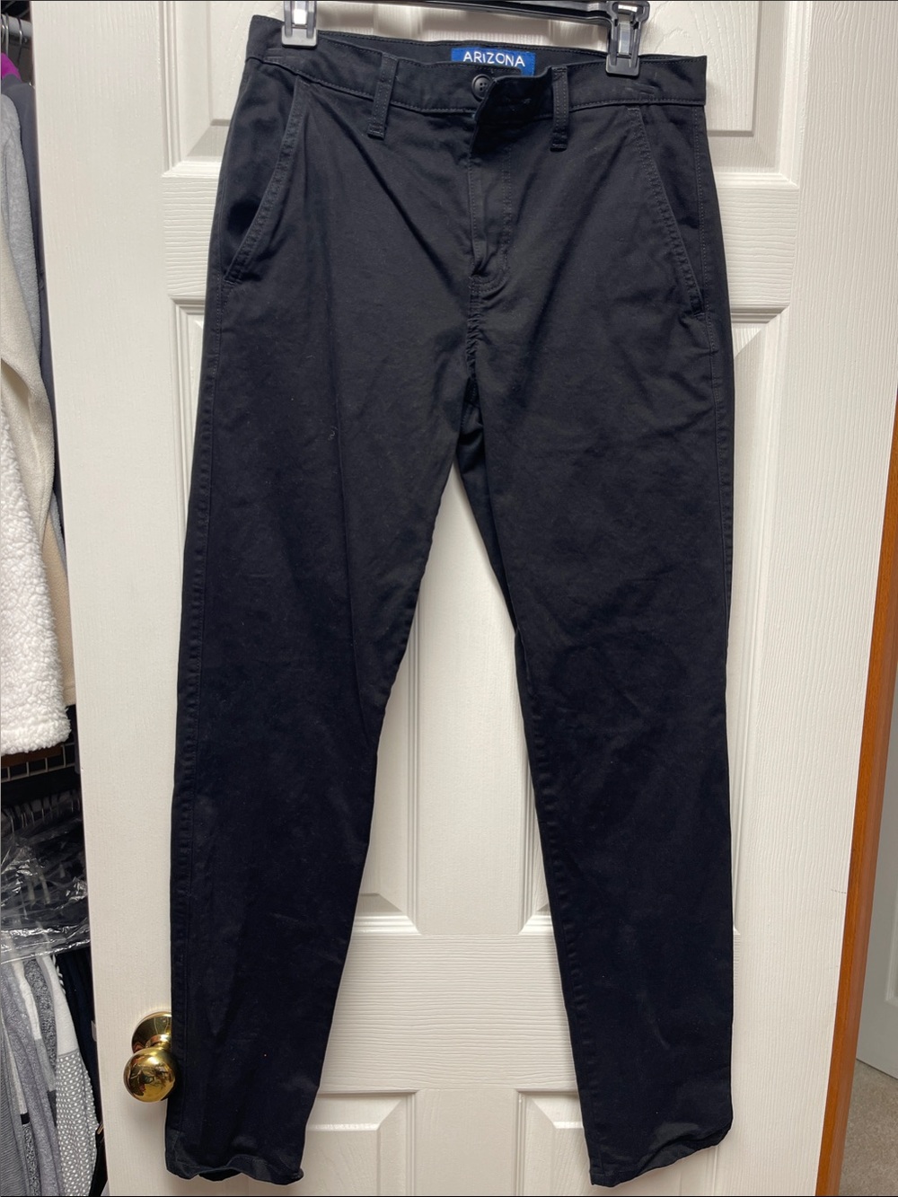 Arizona Jean Company Black Slim Chinos